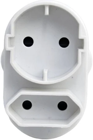 3 Pin to 2 Way Adaptor